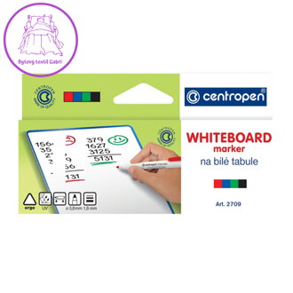 Popisovač CENTROPEN 2709 Whiteboard - sada 4 ks