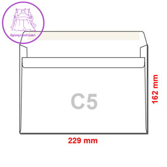 Obálky C5 162x229 mm samolepicí