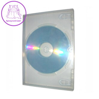 Obal na 1 DVD průhledný 14 mm