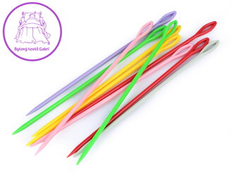 Plastové jehly délka 15 cm tupé