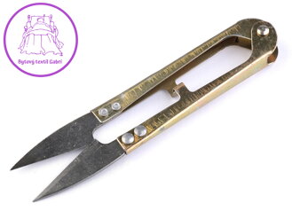 Nůžky cvakačky délka 10 cm celokovové