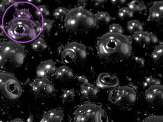 Skleněné voskové perly mix velikostí Ø4-12 mm