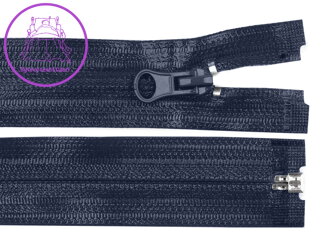 Voděodolný zip šíře 7 mm délka 75 cm spirálový