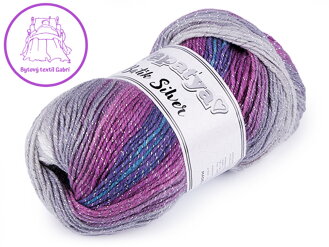 Pletací příze Papataya Batik Silver 100 g