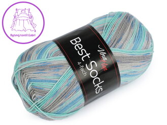 Pletací příze Best Socks samovzorovací / ponožkovka 100 g