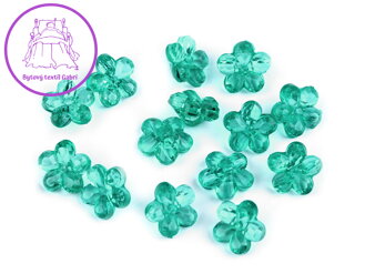 Plastové knoflíky / korálky květ Ø12 mm