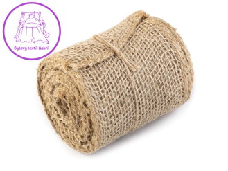 Jutová stuha šíře 9 cm