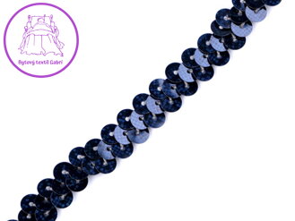 Flitrový prýmek šíře 10 mm elastický