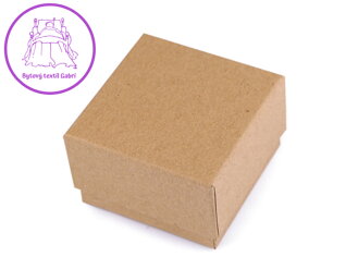 Krabička na šperky natural 7x7 cm
