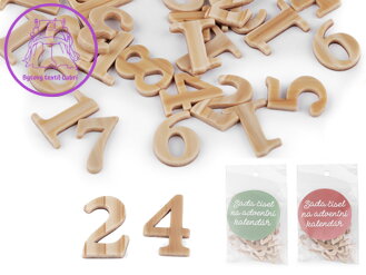 Čísla k výrobě adventního kalendáře / 1-24