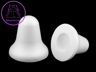 Zvonek 9x9 cm polystyren 3D