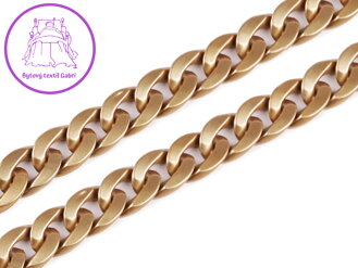 Designový řetěz k výrobě a zdobení oděvů a doplňků šíře 17 mm