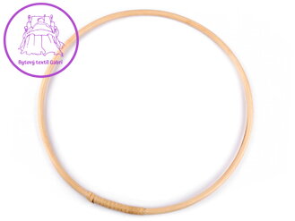 Bambusový kruh na lapač snů / k dekorování Ø35 cm