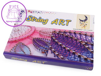 Kreativní sada String Art - tvoříme se šnůrkami 21x30 cm