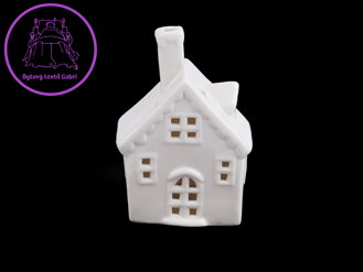 Porcelánový domeček svítící