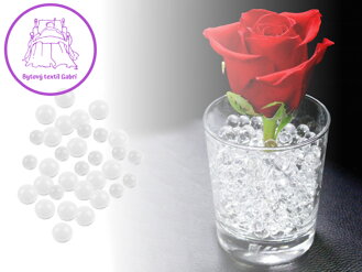 Vodní perly - gelové kuličky do vázy 10 g