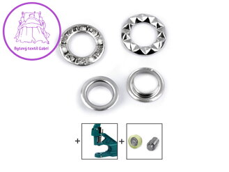 Průchodky s podložkou vnitřní Ø10 mm / vnější Ø17 mm s kamínky