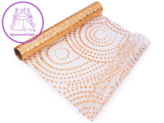 Organza s potiskem šíře 36 cm