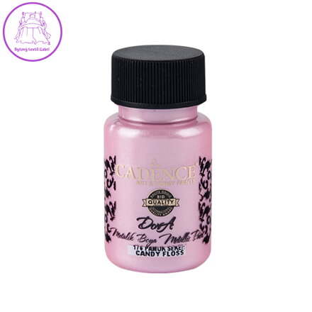 Farba akrylová Cadence D.Metalic, ružová, 50 ml