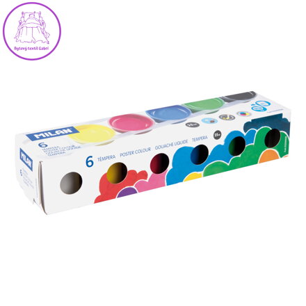 Sada temperových barev 25 ml / sada 6 ks