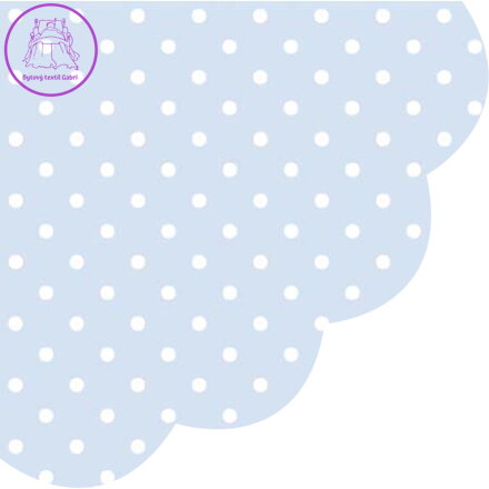 Ubrousky PAW R 32 cm Dots Light Blue