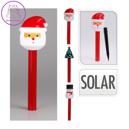Solární lampa s vánoční figurkou, mix/1ks Solární lampa s vánoční figurkou, mix/1ks