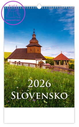 Nástěnný kalendář 2026 Slovensko Nástěnný kalendář 2026 Slovensko