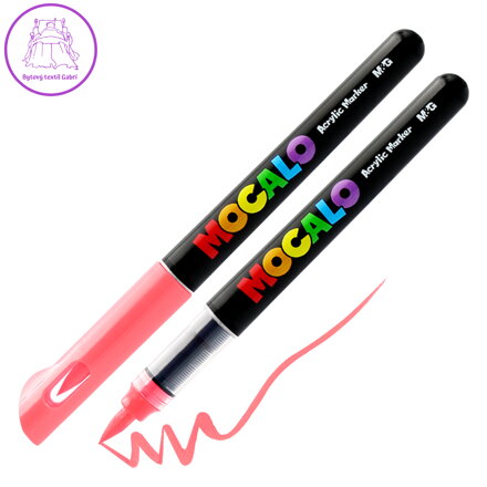 M&G MOCALO Akrylová fixa, štětcový hrot - Carminum 425 M&G MOCALO Akrylová fixa, štětcový hrot - Carminum 425