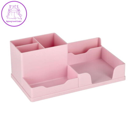 Stolní organizér - pastelově růžový