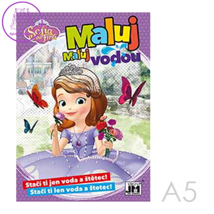 Omalovánka Maluj vodou A5 - Sofie první/Sofia the first