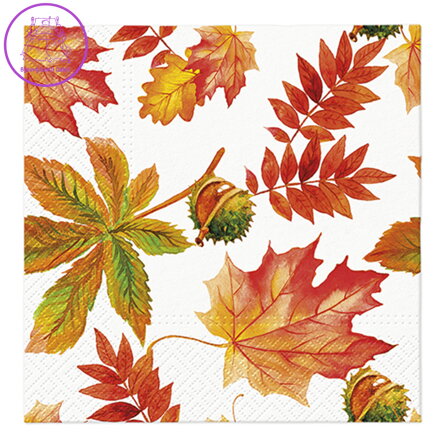 Ubrousky PAW L 33x33cm Fall Colors