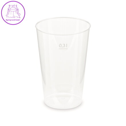 Kelímek vratný (PP) opakovaně použitelný Ø79mm 0,3L [25 ks]