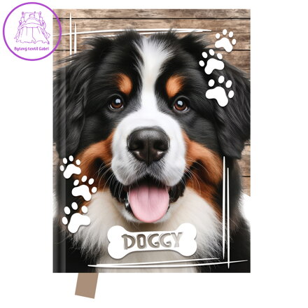 Památník JUNIOR 14x18 cm, 80 listů, čirý - Doggy