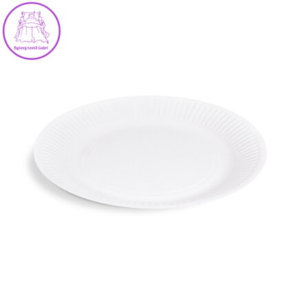Papírový talíř (FSC Mix) bílý Ø23cm [10 ks]