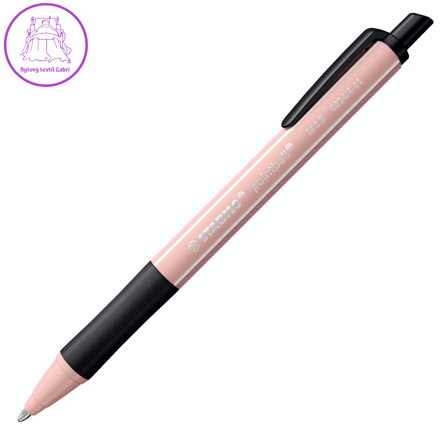 Kuličkové pero STABILO pointball NatureCOLORS Wildflower / pudrově růžová - modrá náplň