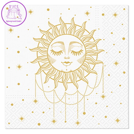 Ubrousky PAW L 33x33cm Bohemian Sun