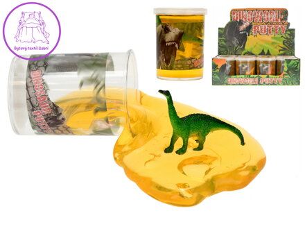 Dinoworld sliz 7,5cm s dinosaurem 12druhů 12ks v DBX