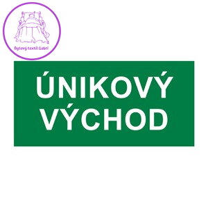 Samolepka - Únikový východ