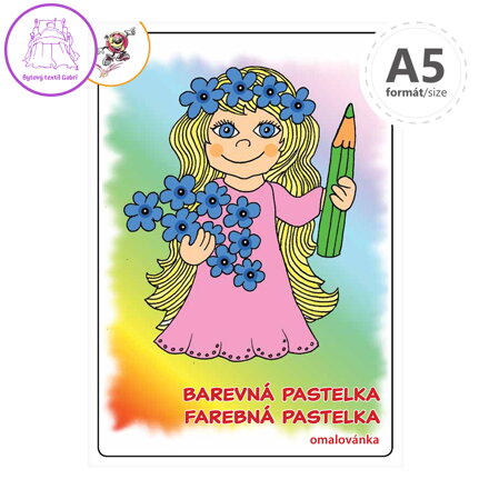 Omalovánka A5 - Barevná pastelka