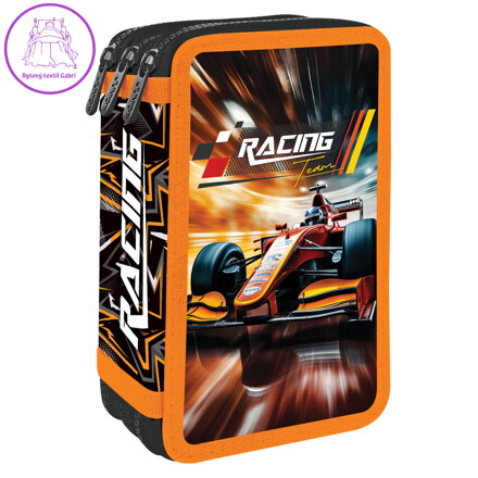Penál plný - 3 patra, 43 kusů JUNIOR S8 - Racing Team