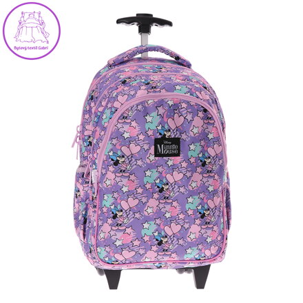 Školní batoh na kolečkách - Minnie Mouse STARS