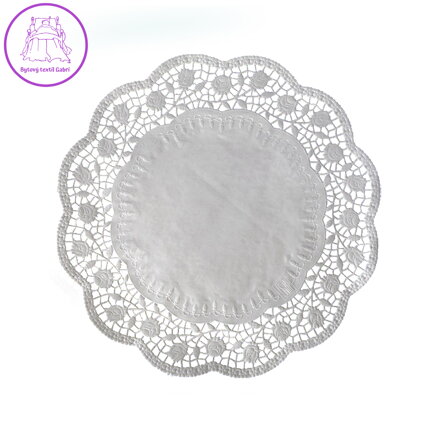 Krajky dekor. kulaté 20 cm (100 ks v bal.)