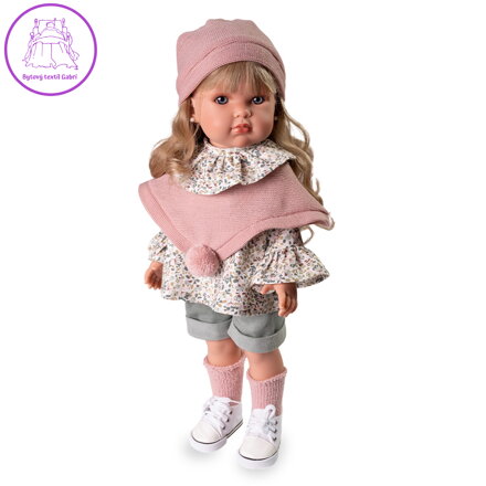 Panenka Bella v ponču, 45 cm Panenka Bella v ponču, 45 cm