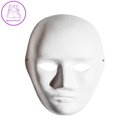 Maska tvář polystyrenová 24x19x8 cm, 1ks