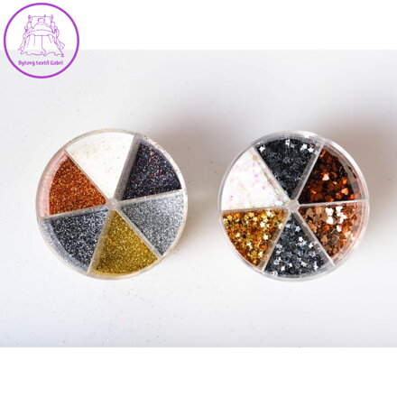 Dekorace Star Light (prášek / konfety srdce) 60g