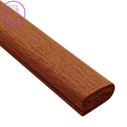 Krepový papír JUNIOR - hnědý 28