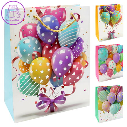 Dárková taška 2090 L (Mix Designs Balloons) Velká velikost