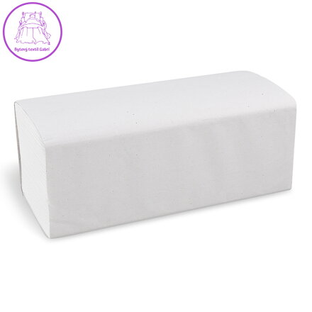 Papírové ručníky tissue ZZ, 2-vrstvé 24x21 cm, bílé (3000ks)