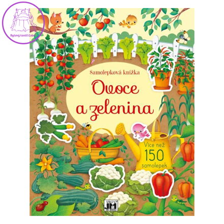 Samolepková knížka - Ovocí a zelenina, A4