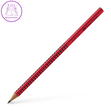 Tužka Faber-Castell Grip 2001 2 = B červená